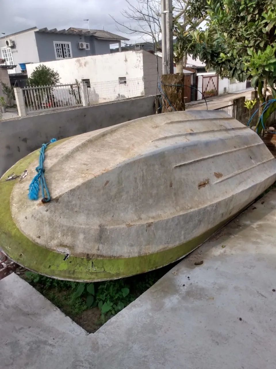 Barco casco de fibra 3,7m 