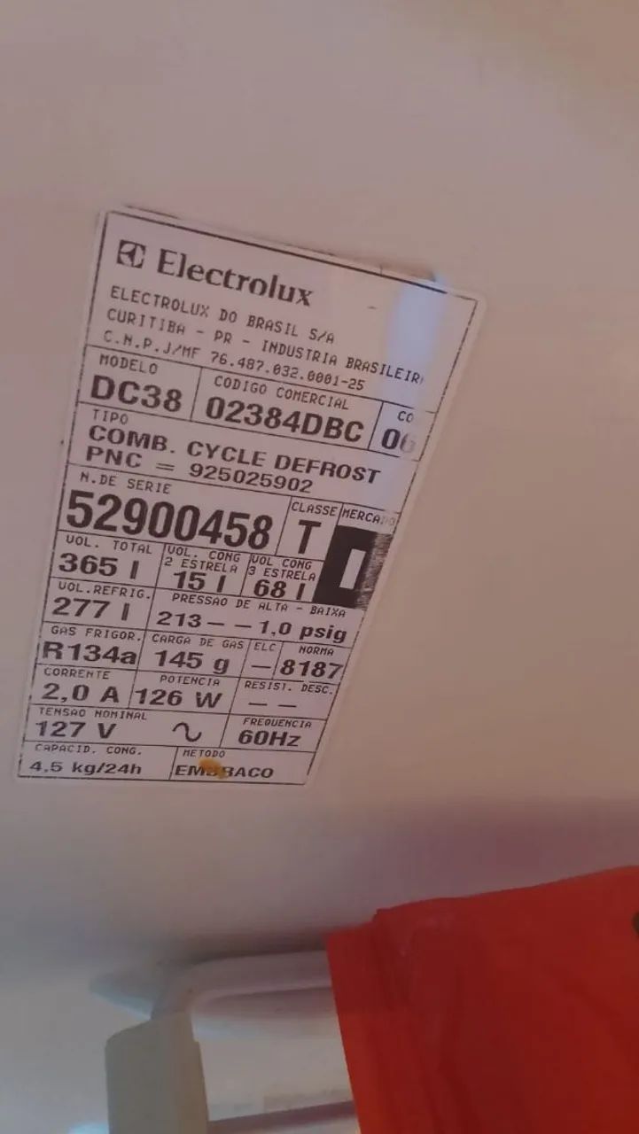 GELADEIRA ELETROX 365L 