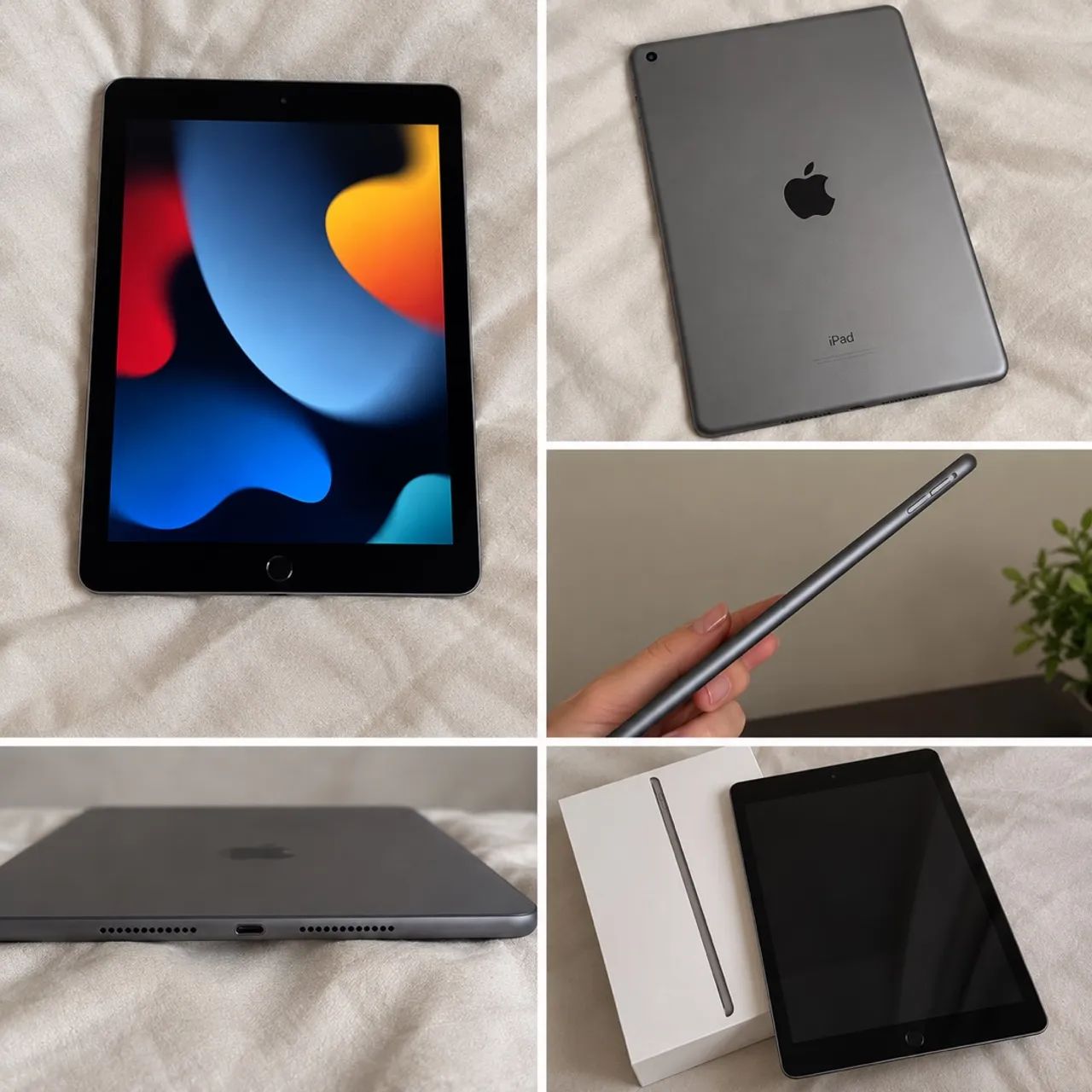 Apple iPad Wifi 9th Geração Cinza : Espacial A2602 64gb 10.2
