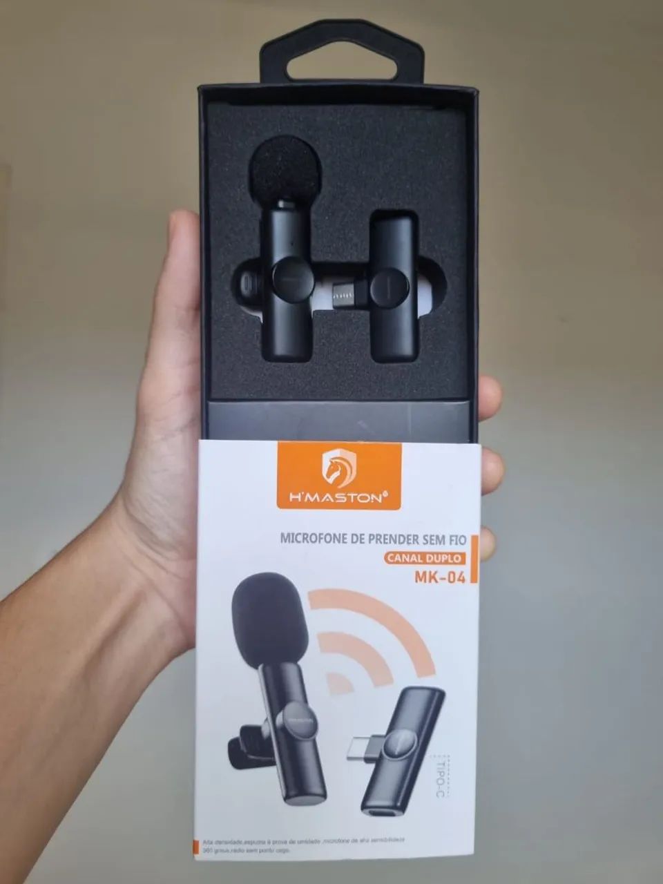 Microfone de Lapela NOVO NA CAIXA