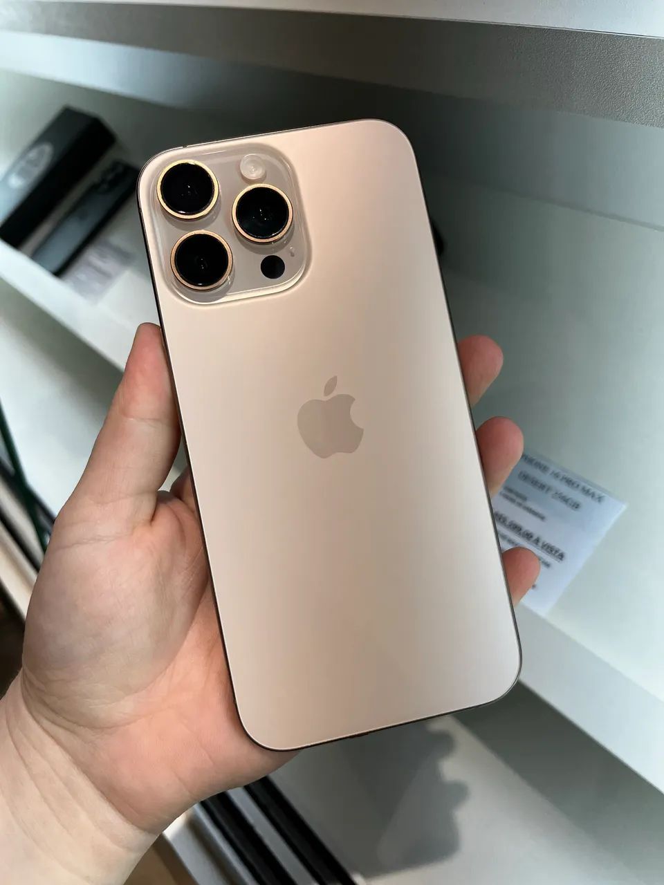 iphone 16 Pro Max Desert 256Gb seminovo 89%