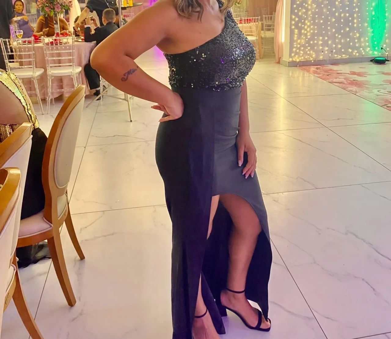 Vestido longo festa 