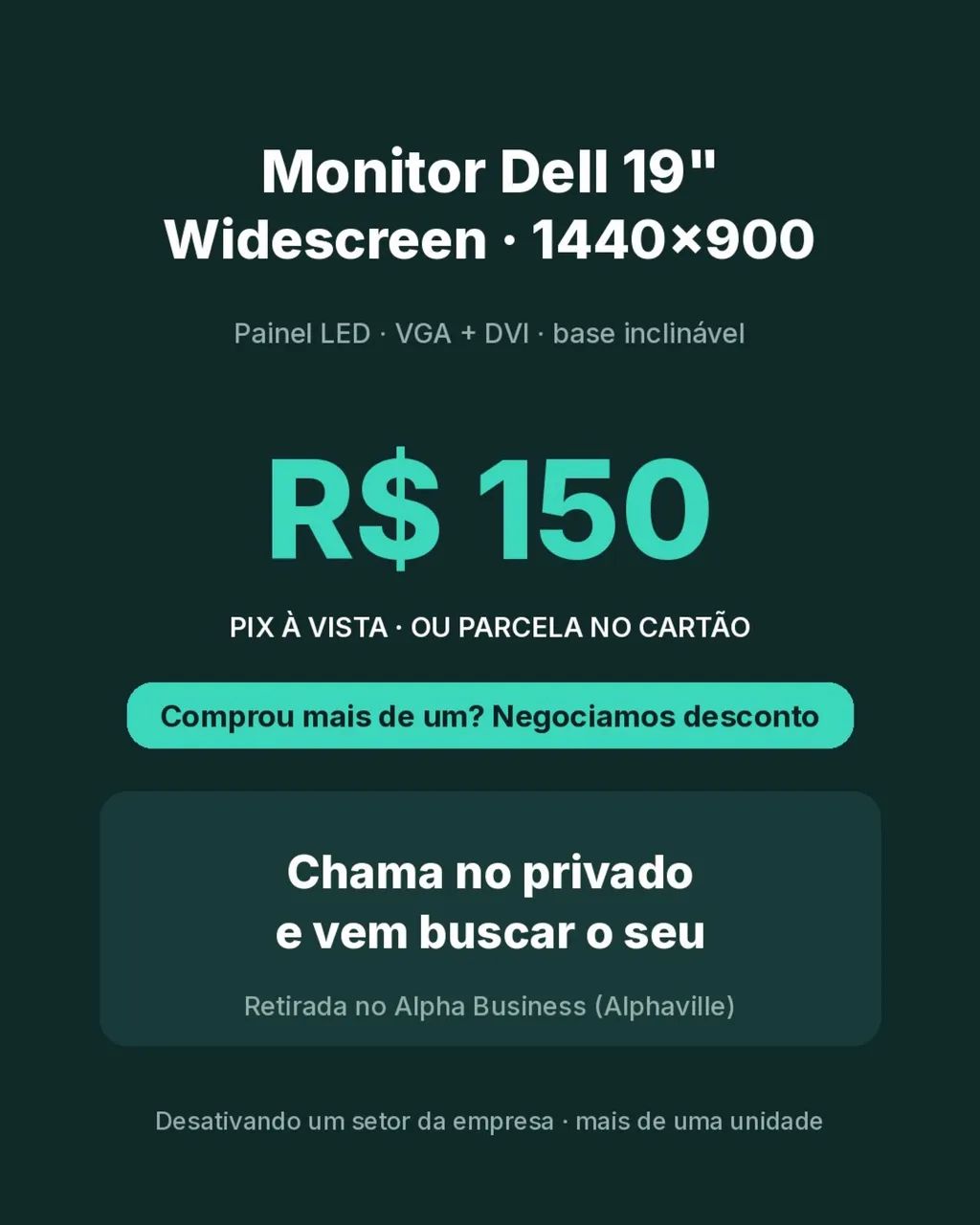 Monitor Dell 19? HD - Tenho vários  - Foto 4