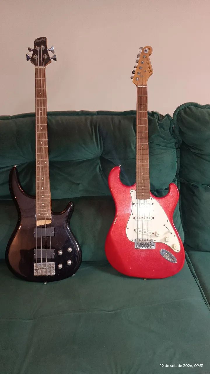 Vendo guitarra,baixo e caixa. - Foto 2