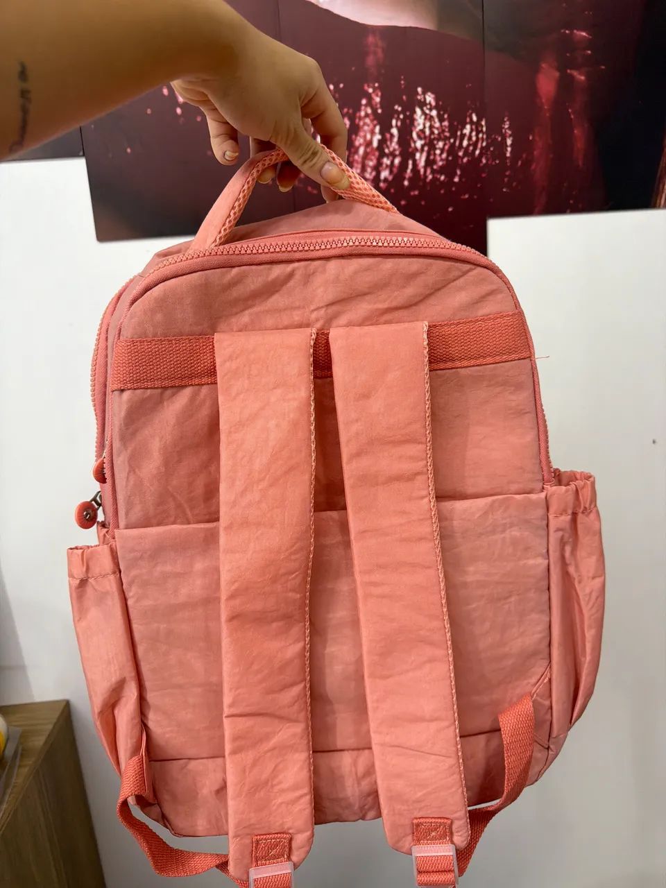 Bolsa Kipling rosa  - Foto 2