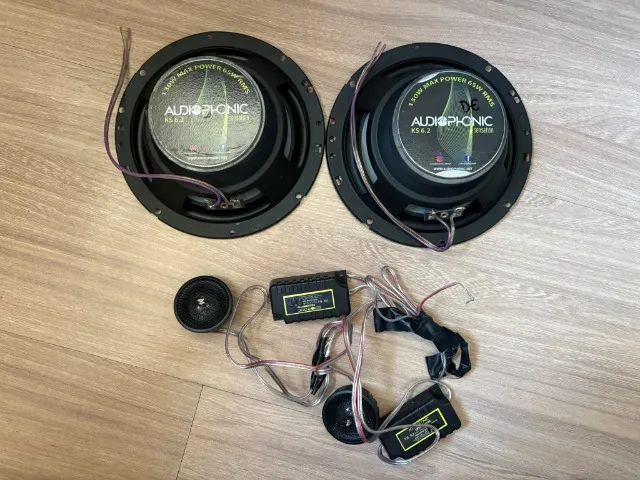 Kit 2 Vias Audiophonic Sensation Ks 6.2 6 Polegadas 130w Rms funcionando perfeitamente - Foto 2