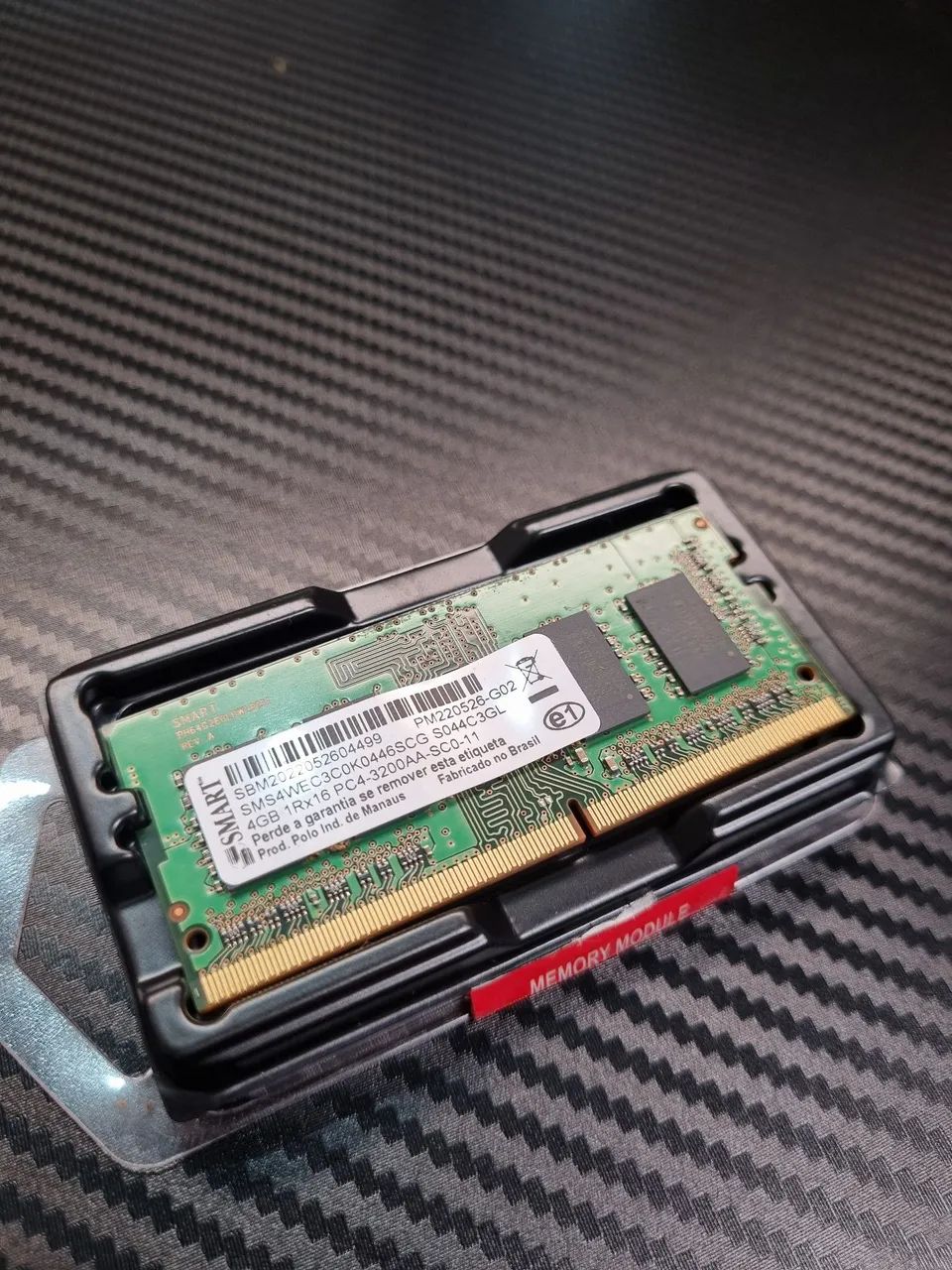 Memória DDR4 4GB Smart para notebook