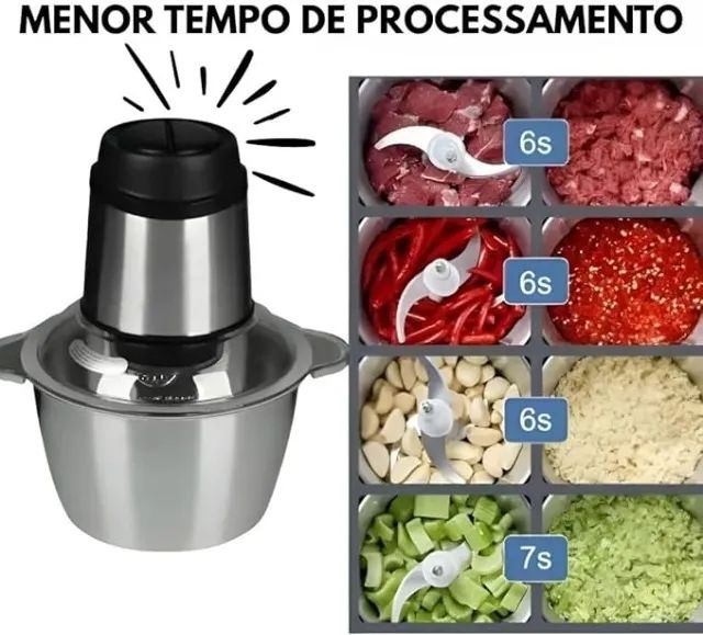 Multiprocessador de alimentos 2 litros compacto  - Foto 2