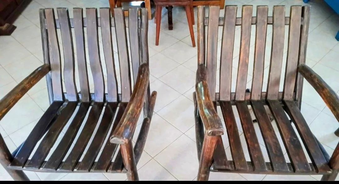 Comjunto de 4 poltronas de centro de mesa maseora de demolição  - Foto 2