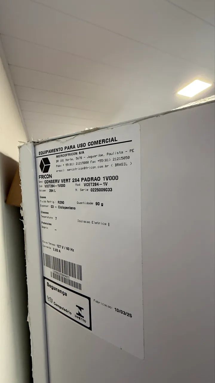 Freezer vertical Fricon 284 litros 127v  - Foto 5