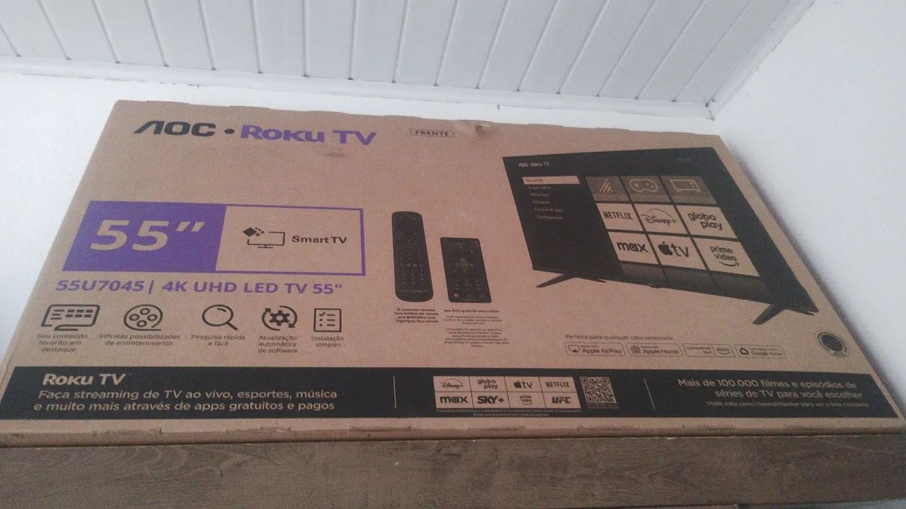 Vendo tv smart AOC 55 polegada  - Foto 2