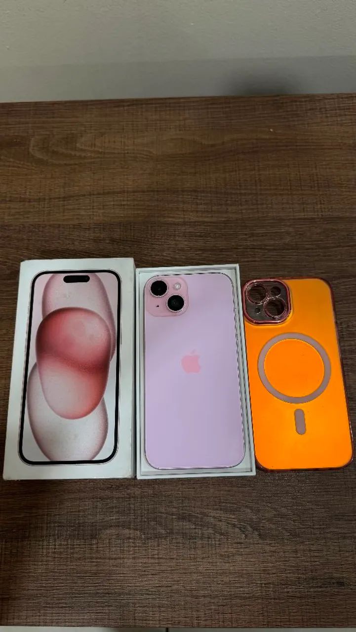 iPhone 15 128gb rosa - 99% saúde