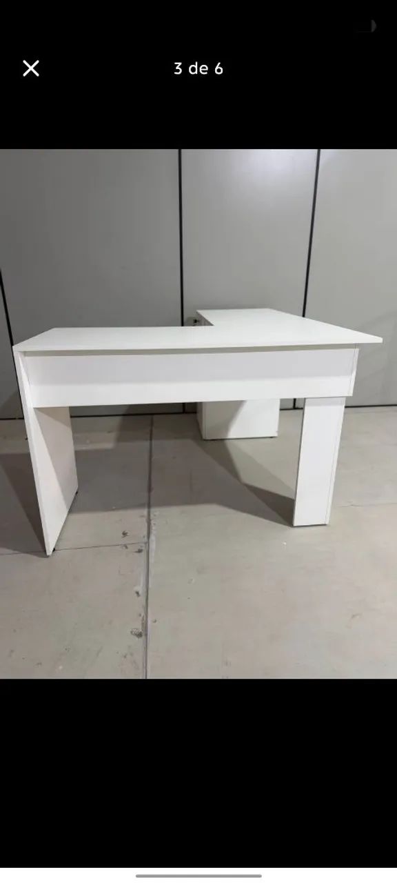 Mesa em L para escritório  - Foto 2