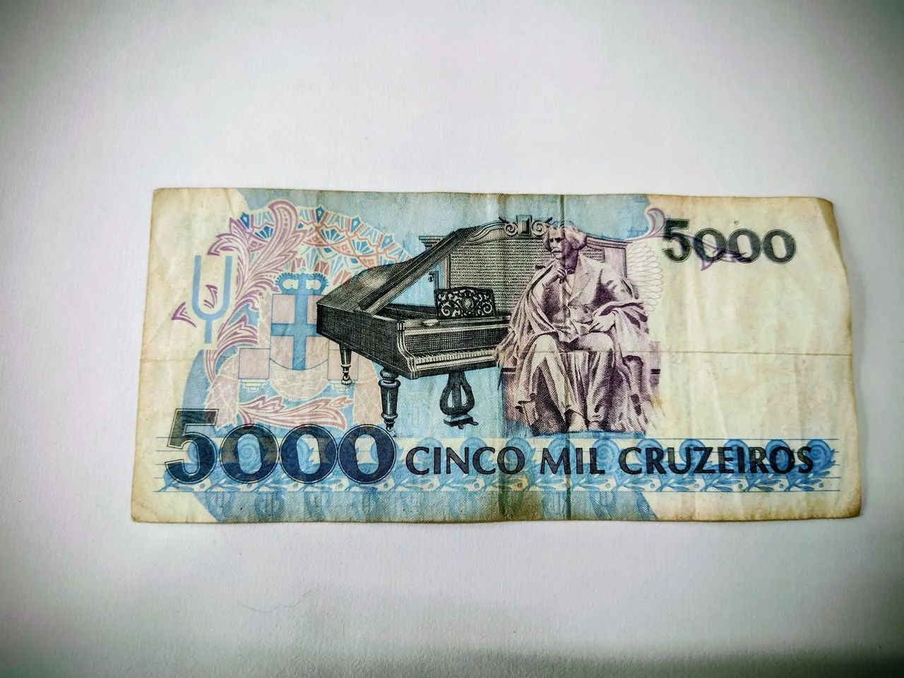 Cédula 5.000 cruzeiros  - Foto 2