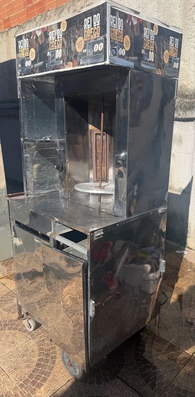 Barraca de churrasco grego 