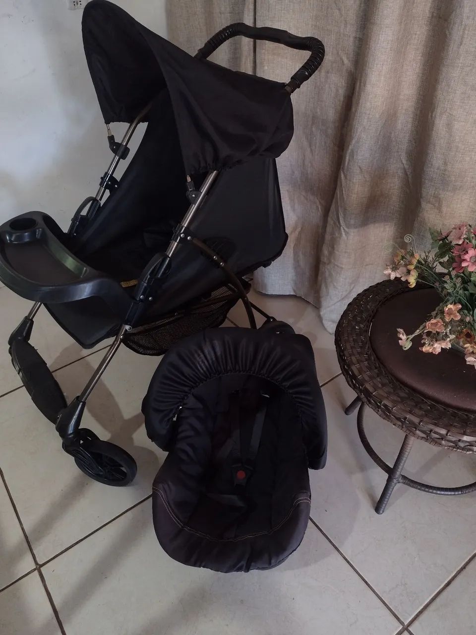 Carrinho+ bebê conforto  - Foto 4