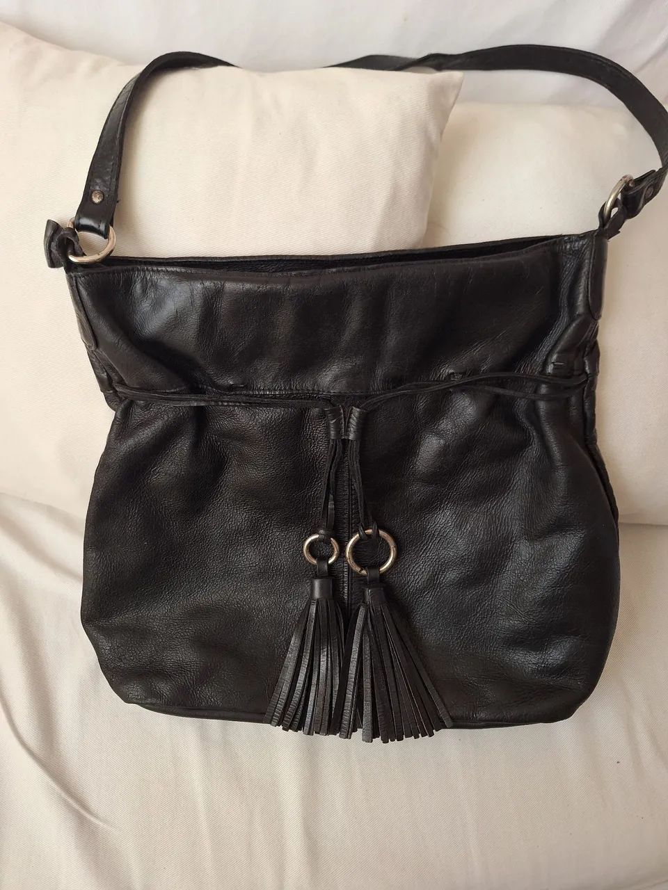 Bolsa em couro legítimo 