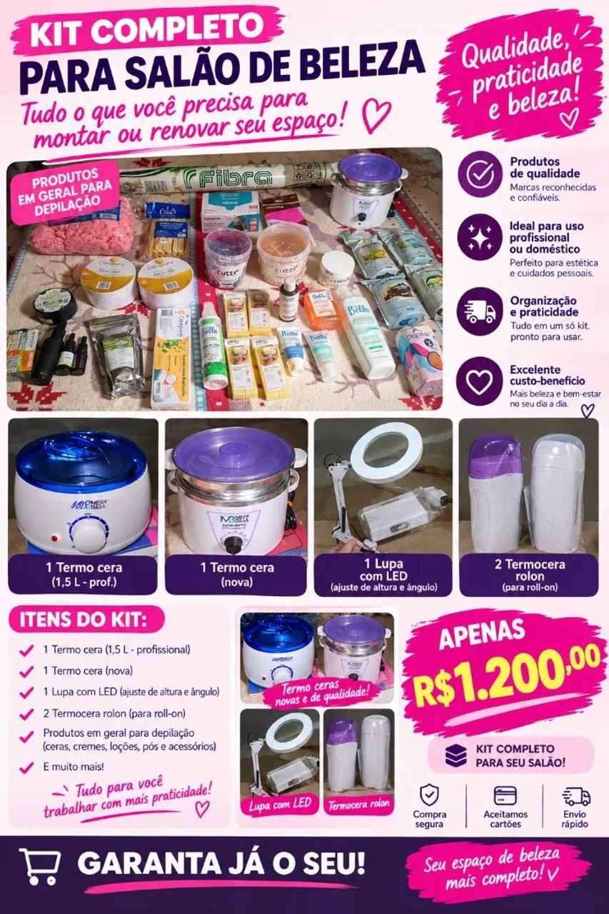 Produtos depilação 
