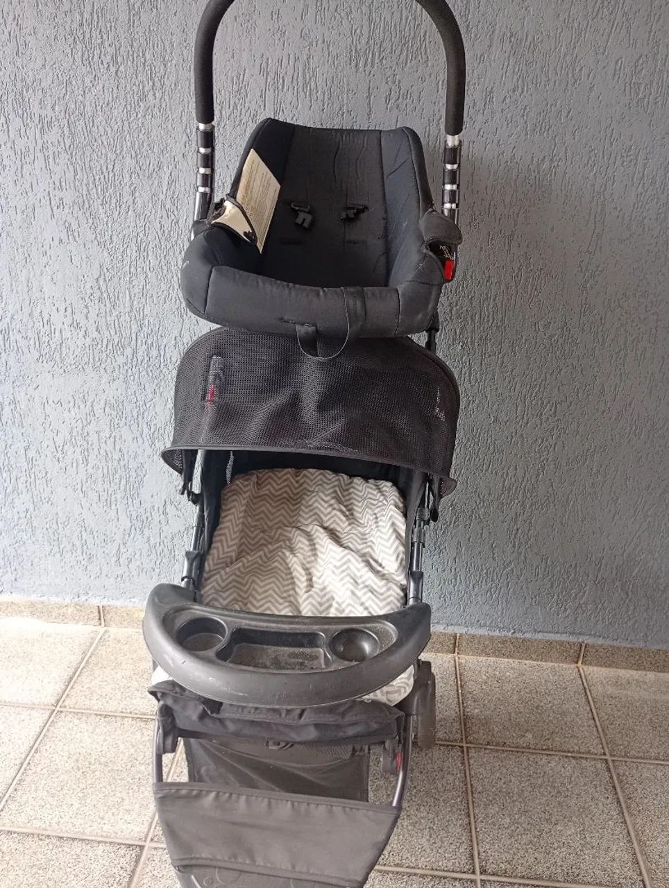 Carrinho e bebê conforto  - Foto 4