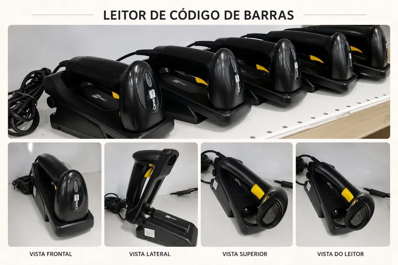 Leitor de Código de Barras USB com Base Ideal para Seu Comércio | Apenas R$ 99,00! 