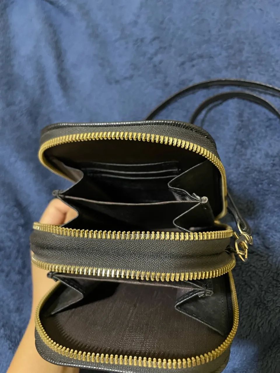 Bolsa preta transversal  - Foto 2