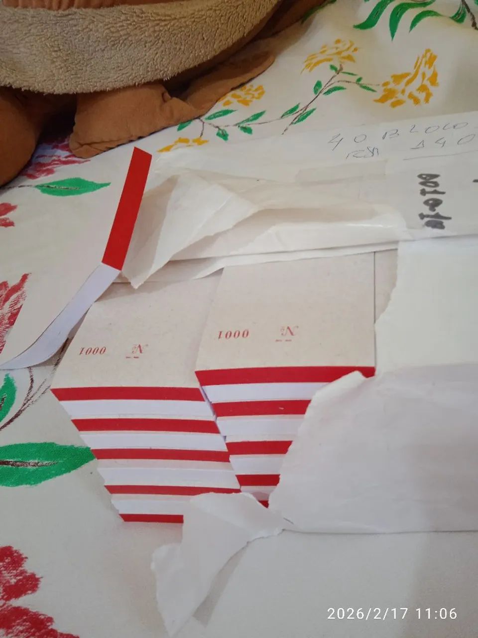Bloquinhos numerados - Foto 4