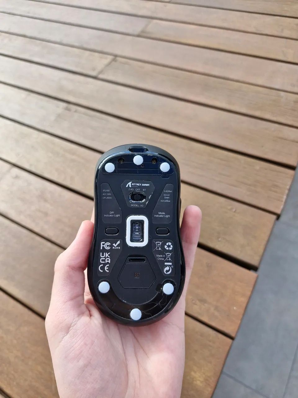 Mouse attack shark x3 Excelente estado - Foto 3
