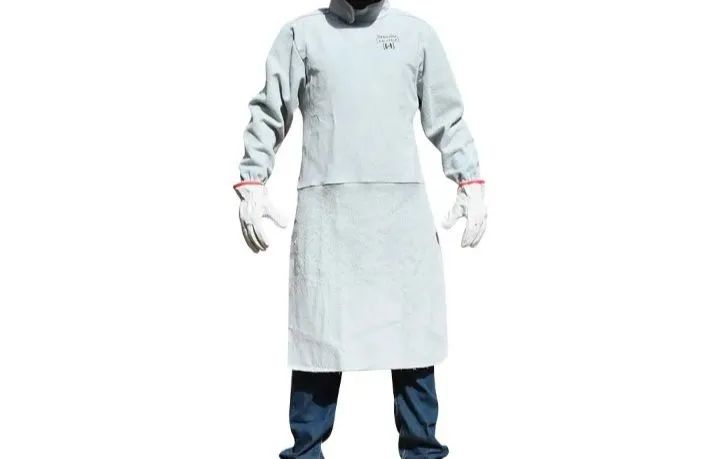 Roupa de couro para solda