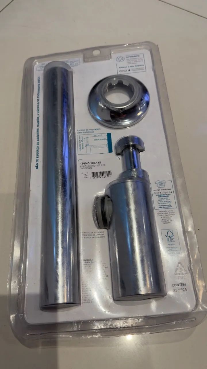 KIT HIDRÁULICO DECA - QUALIDADE PROFISSIONAL