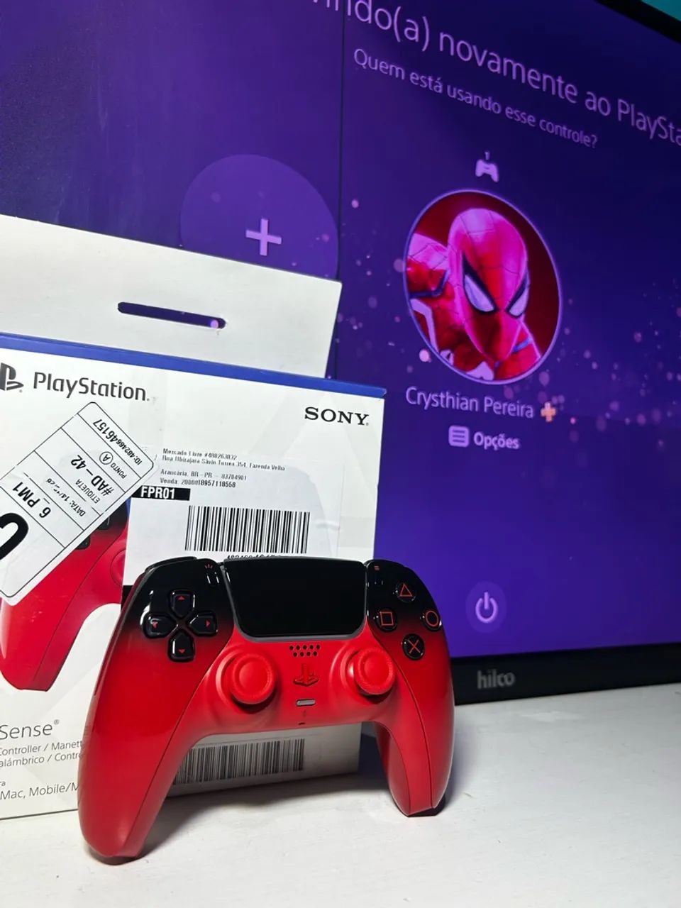 CONTROLE PS5 - NUNCA USADO (Comprei e não gostei) - Foto 2
