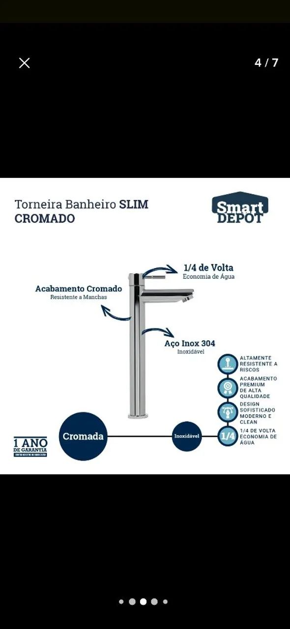 Torneira alta - Foto 4