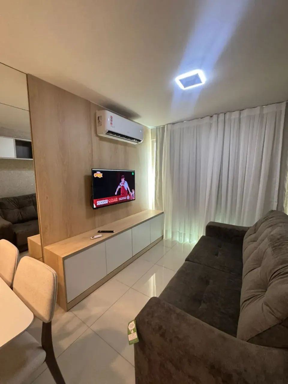 apartamento de quarto mobiliado no edificio unique- Ponta do farol - Foto 4