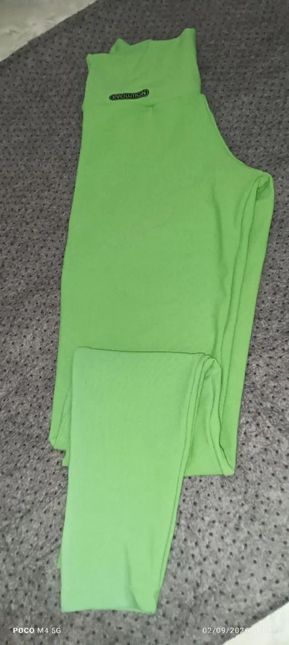 CALÇA POLIAMIDA VERDE NOVA - Foto 4