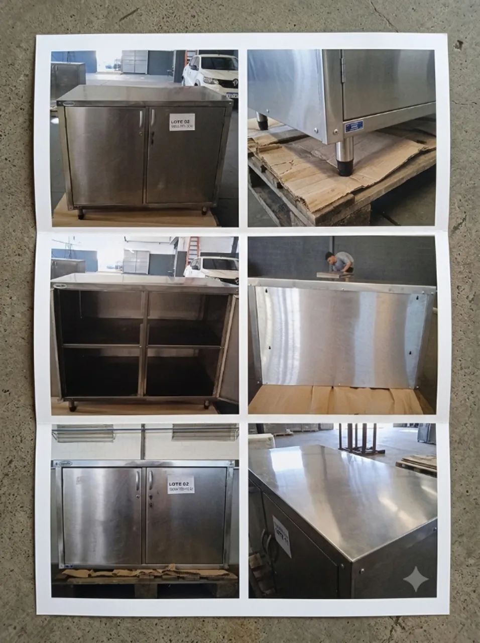 Lote de Armários em Aço Inox - Foto 3