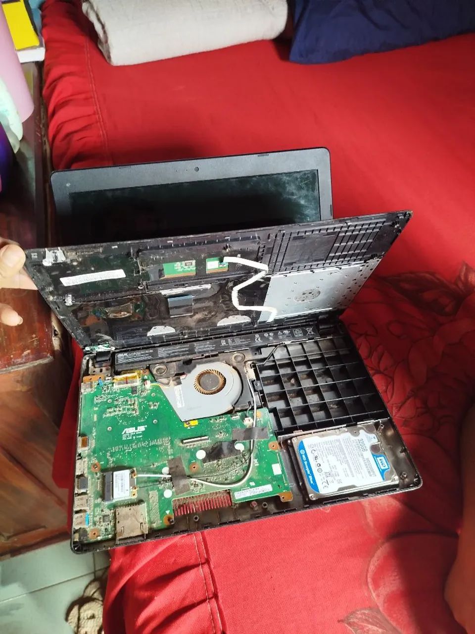 Notebook pra retirada de peças 