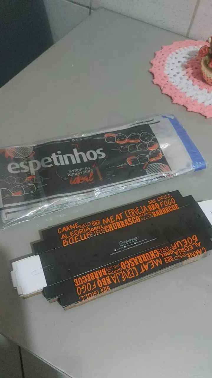 Embalagem para espetinho 