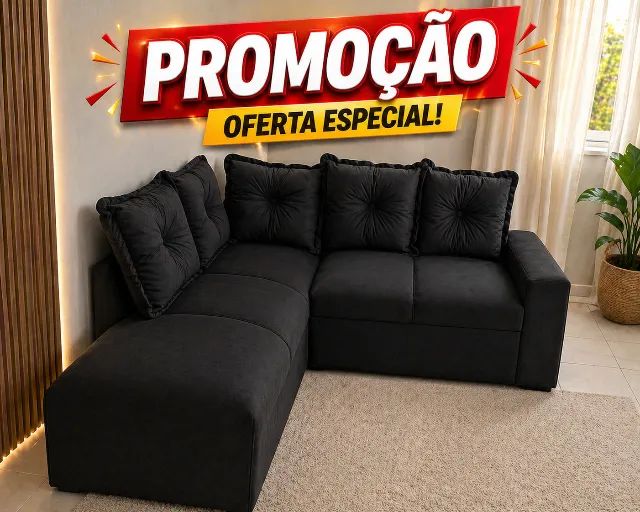 Black Corner Sofa436600640783011840