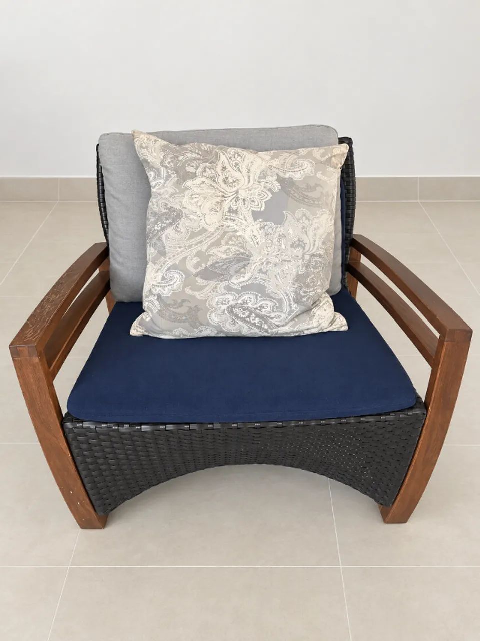 Conjunto Saccaro Noronha Sofá 3 Lugares + 2 Poltronas - Foto 4