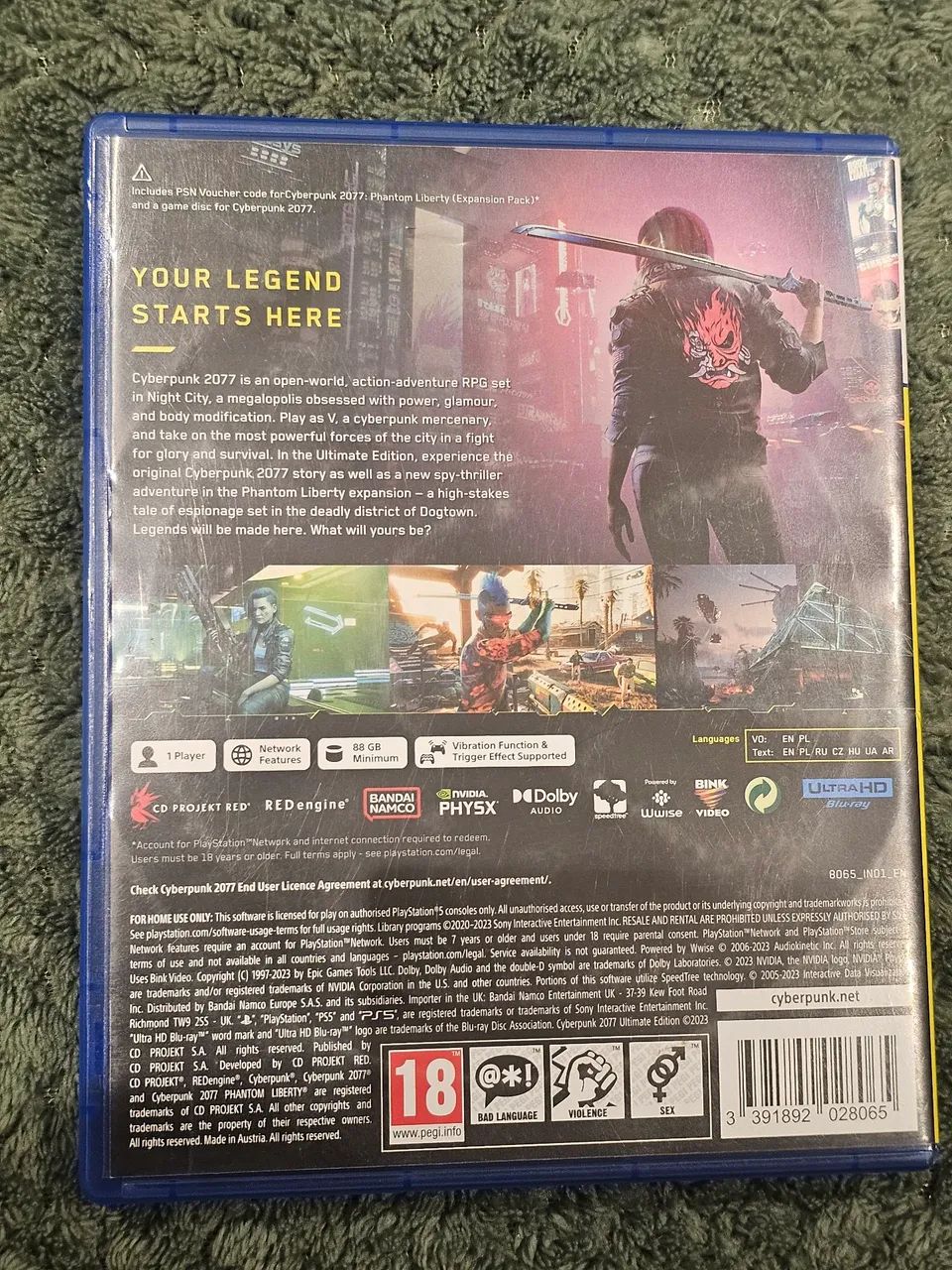 cyberpunk 2077 PS5 em perfeito estado - Foto 2