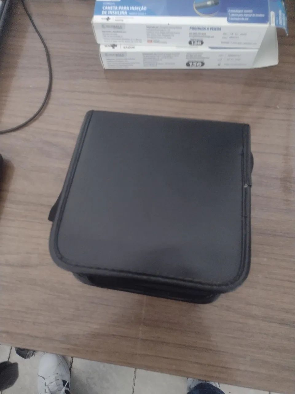 Disqueteira de couro para dvds - Foto 2