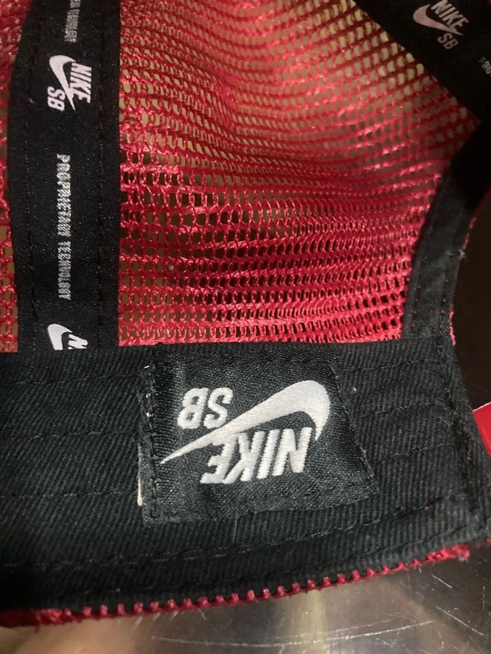 Boné Nike sb vermelho  - Foto 4