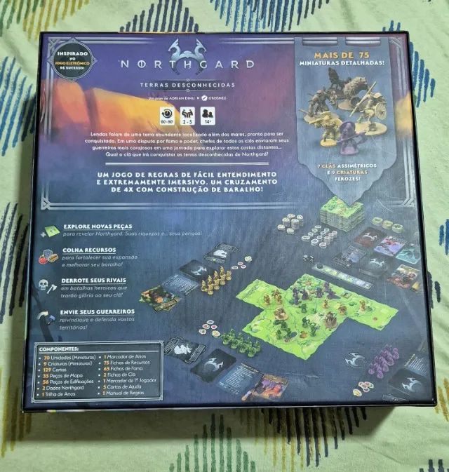 Northgard: Terras Desconhecidas - Jogo de Tabuleiro Completo e Conservado - Foto 2