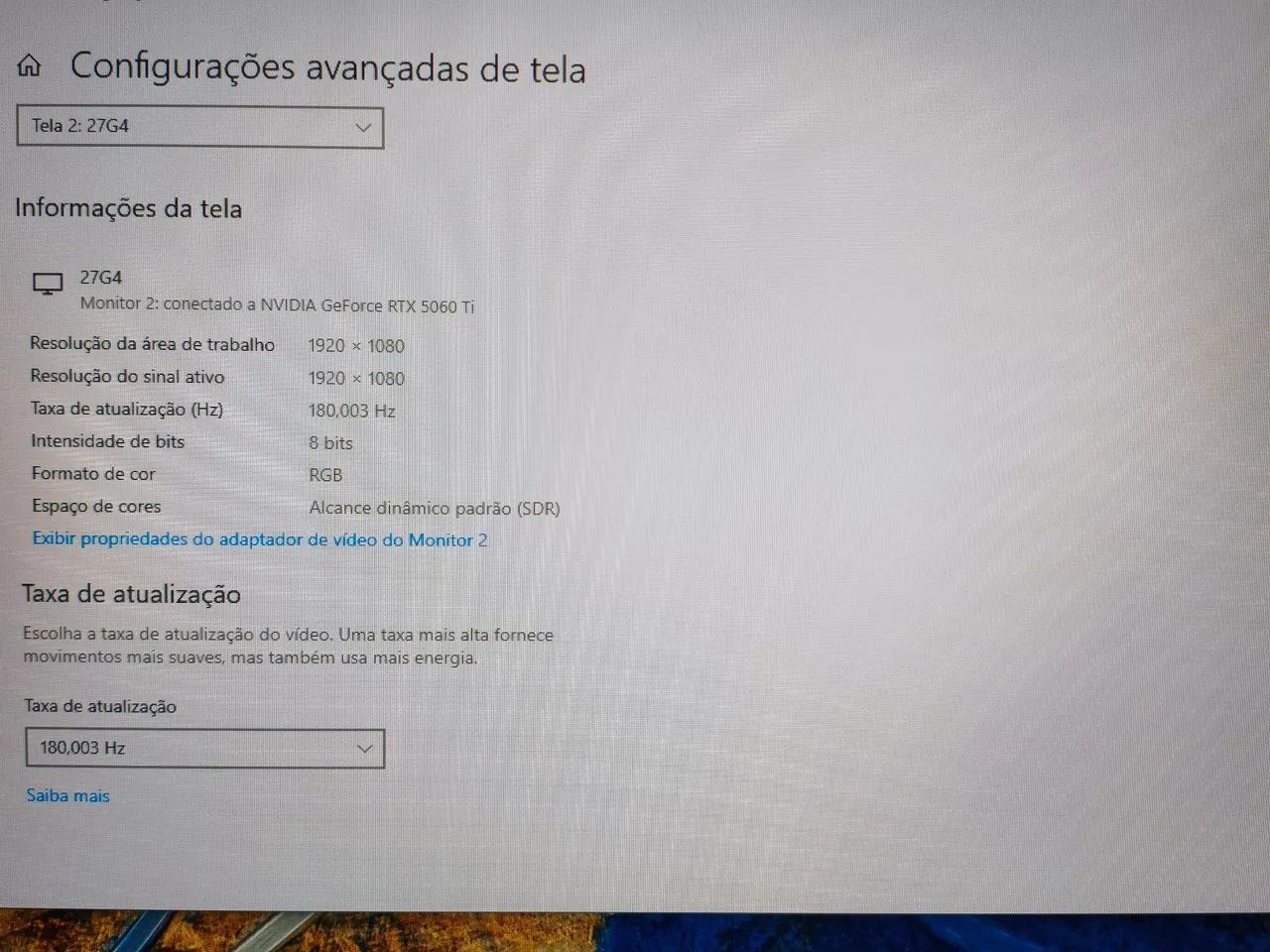 Monitor AOC Gamer 27 polegadas |180Hz | 0,5ms |  - Foto 2