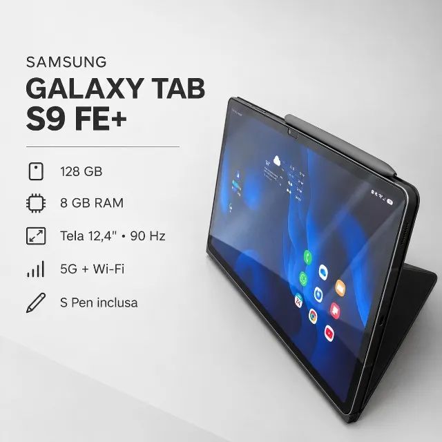 Samsung Galaxy Tab S9 FE+ 5G e Wi-Fi