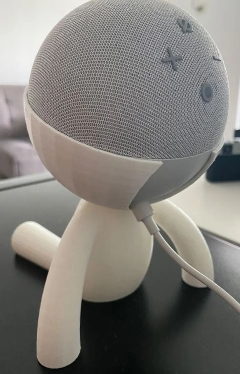 Suporte Alexa 4 ou 5 ger. - Boneco sentado - Foto 2