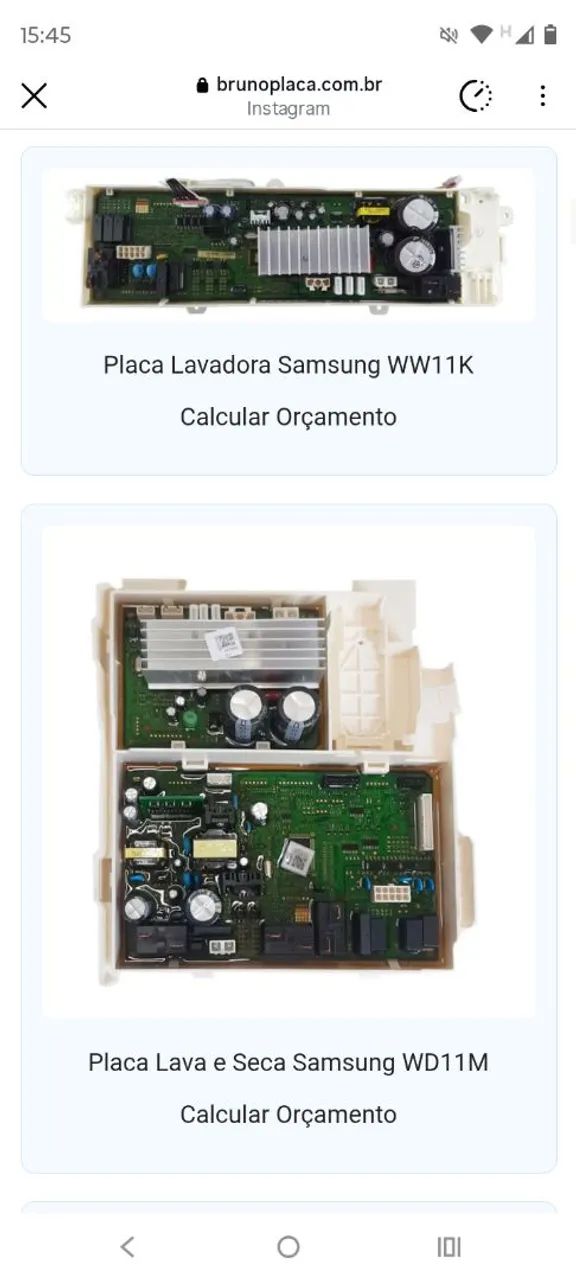 Reparo de Placa Lava & Seca Samsung  - Foto 2