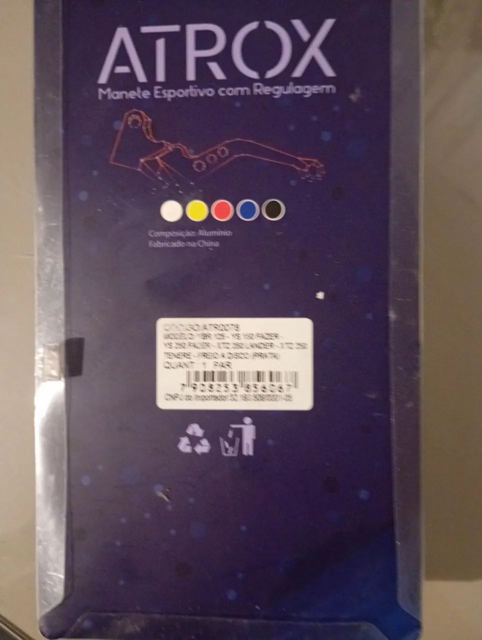 Manete esportivo para moto com regulagem... - Foto 3