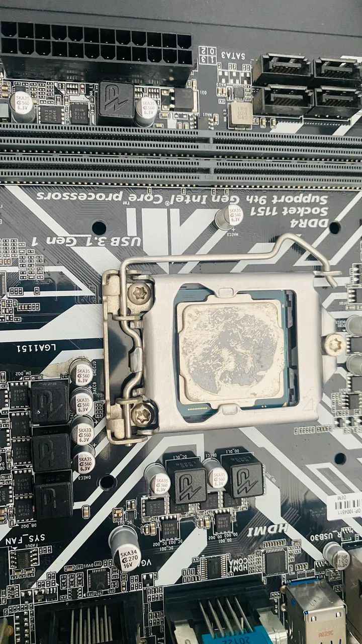 Kit Intel CPU i3 9100 + placa mãe - Foto 3