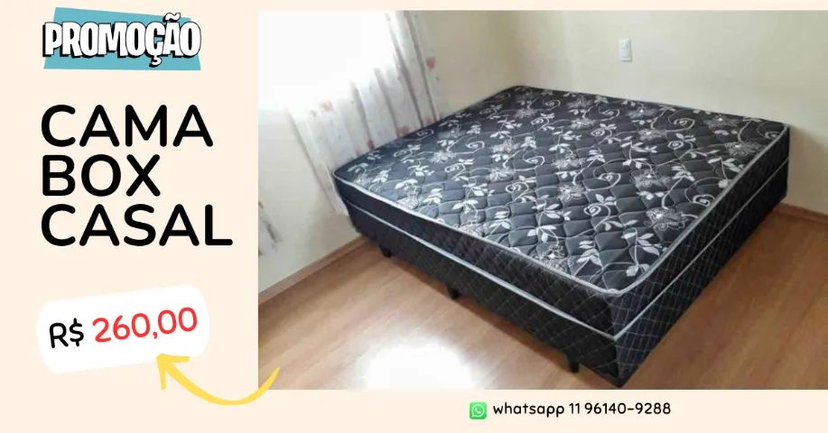 cama box casal (promoção limitada)