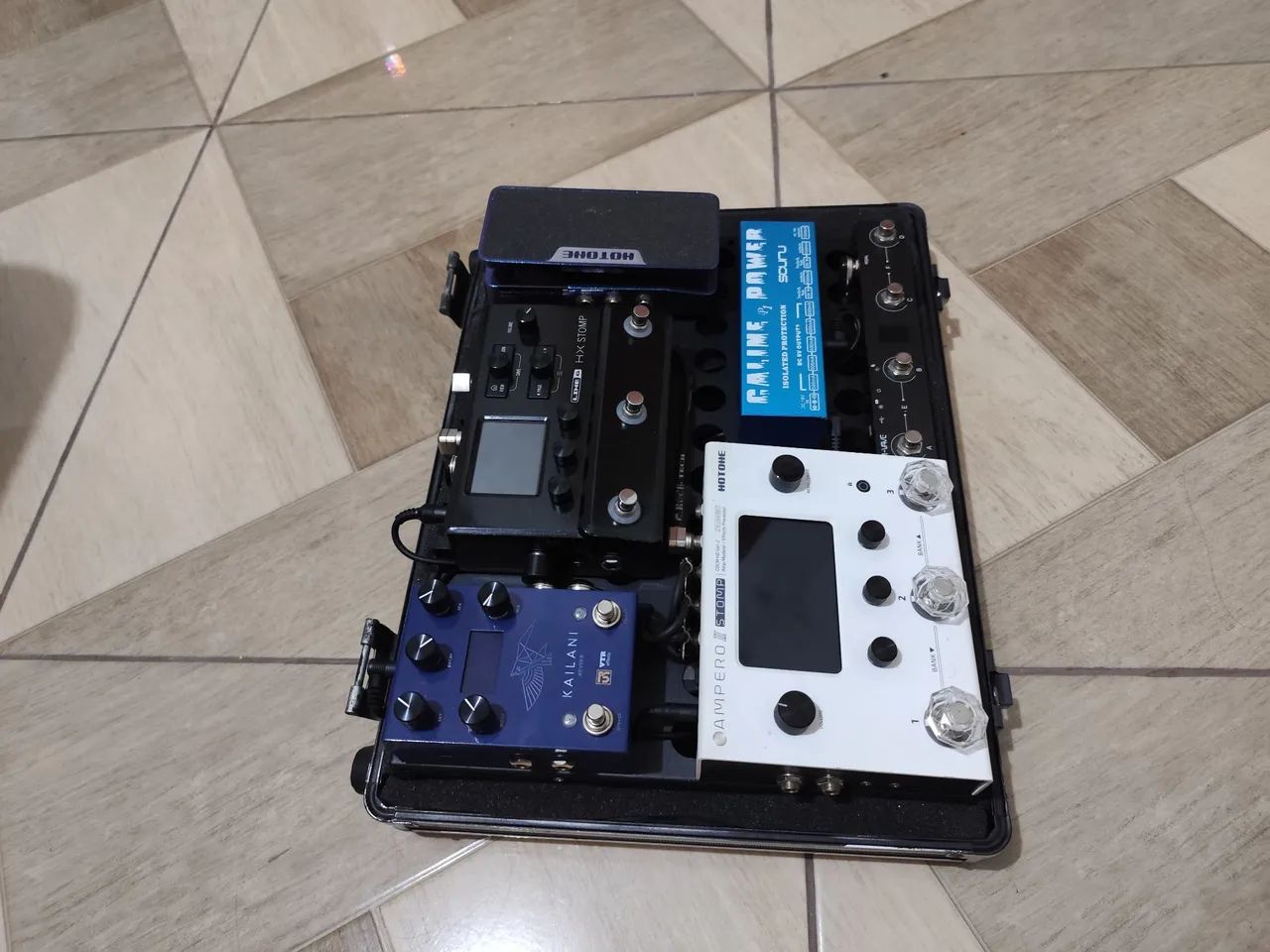 Pedalboarde Ampero + hx stomp - Foto 3